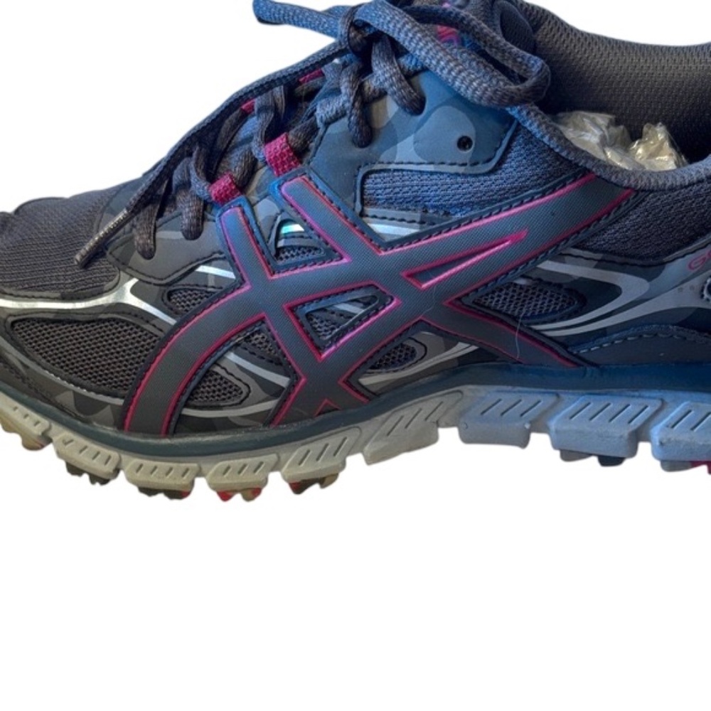 ASICS Women’s Charcoal and Crimson Athletic Shoes - Picture 9 of 13